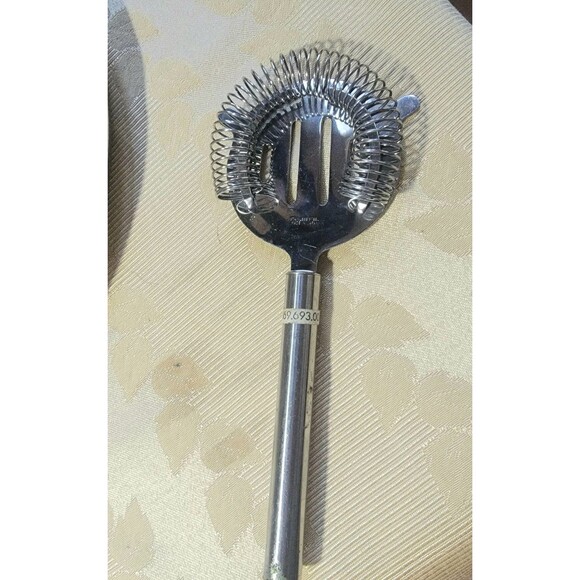 Bartending Tools w Silver Tray Cocktail Shaker Strainer Jigger Stirs Bar Spoon - Picture 12 of 16
